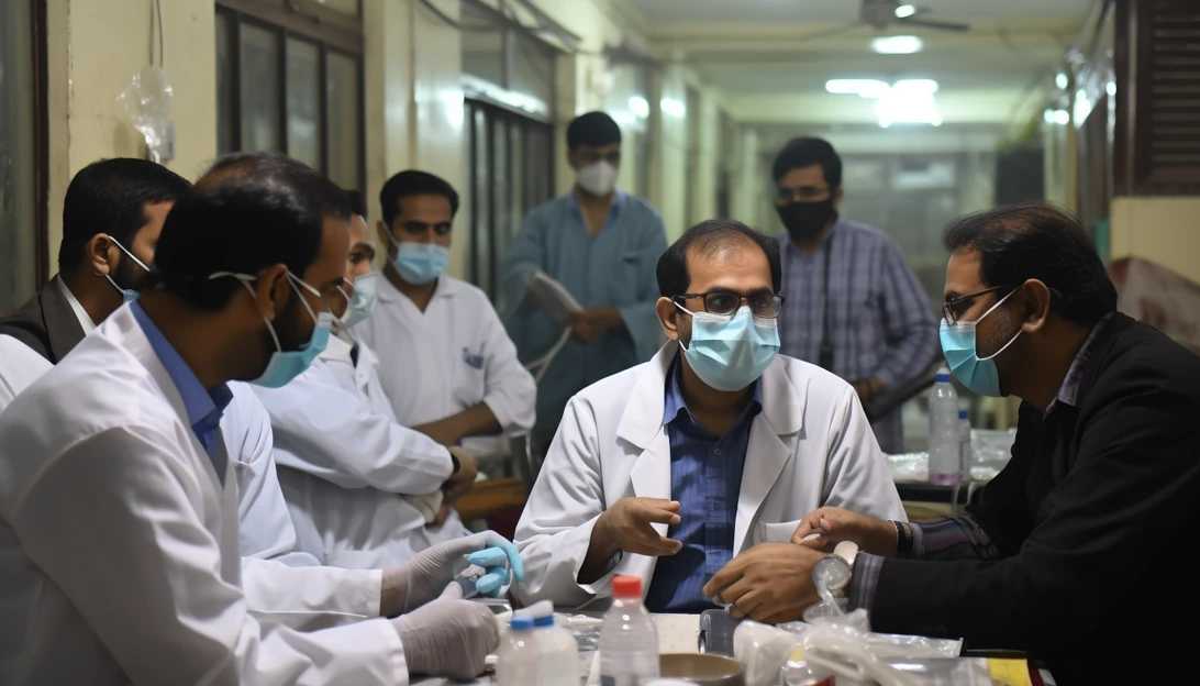 Doctors at Lahore's Mayo Hospital treat patients suffering from respiratory-related illnesses caused by the heavy smog. (Photo taken with a Canon EOS R)