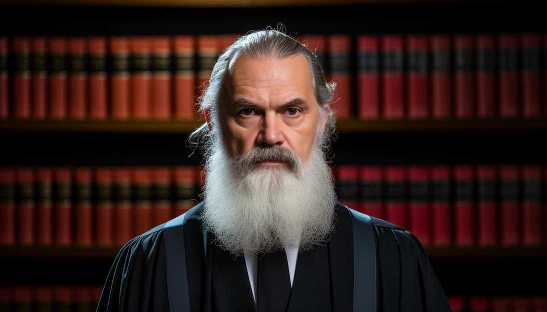 A powerful image of Court of Appeal Justice Peter Jackson addressing the legal battle involving Indi Gregory's parents and the doctors. (Photo taken with Sony Alpha a7 III)