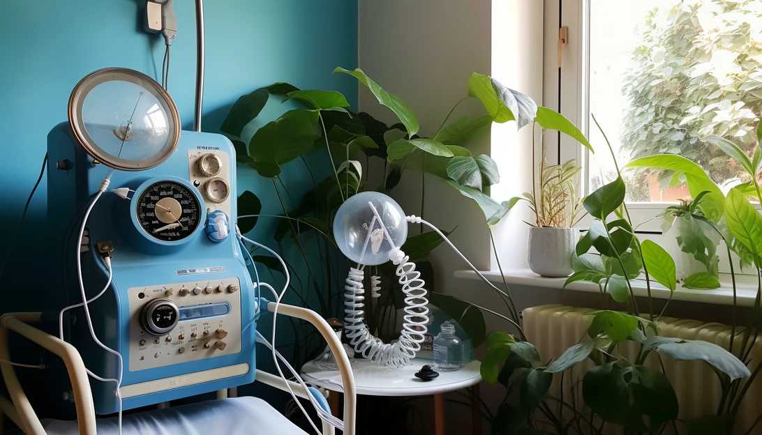 An image of a ventilator, illustrating the life-supporting technology that was ultimately removed against the parents' wishes.