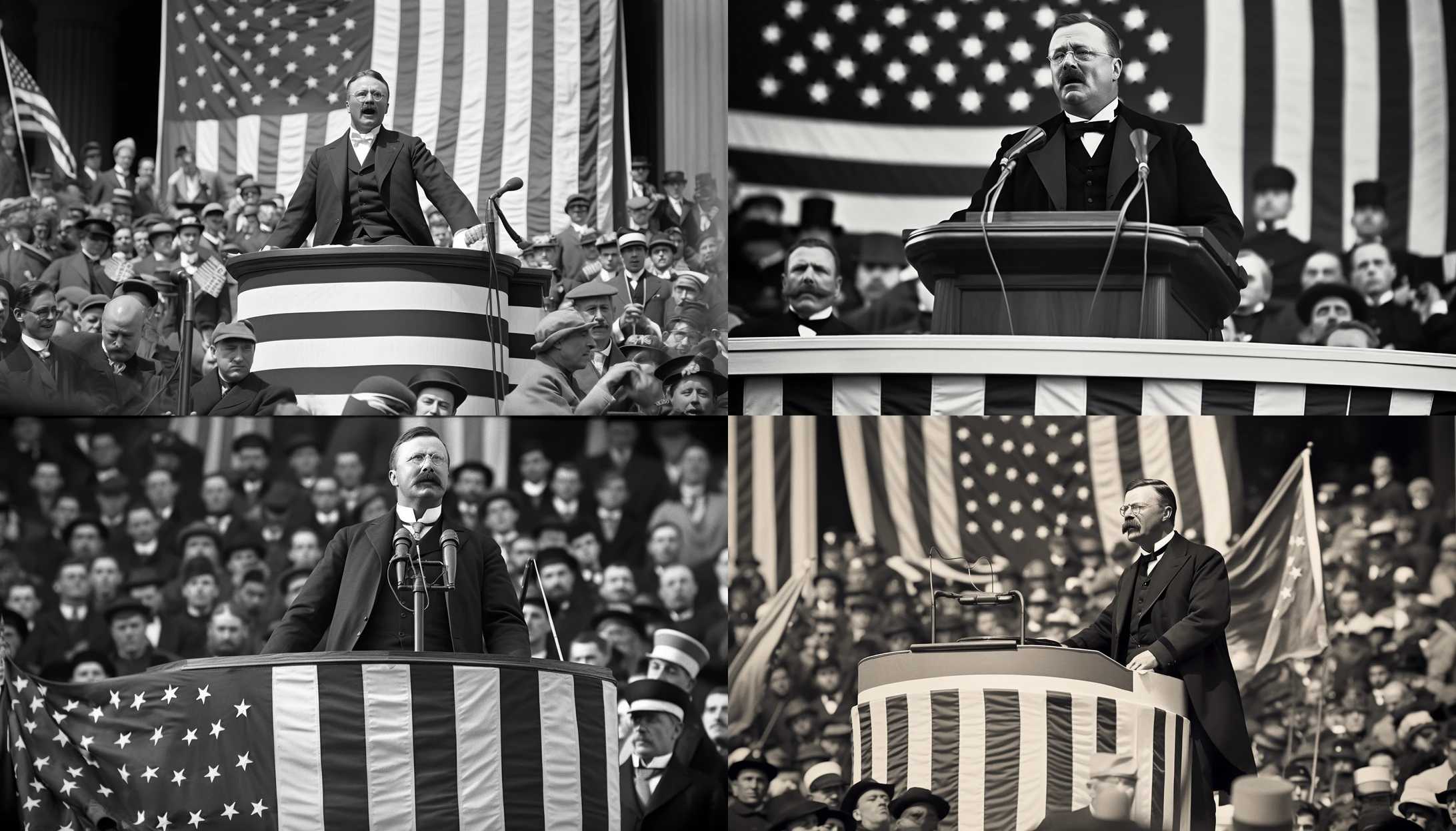 President Theodore Roosevelt addressing Congress on Oklahoma's statehood - An iconic image of Roosevelt delivering his speech announcing Oklahoma's official statehood. (Taken with Canon EOS 5D Mark IV)