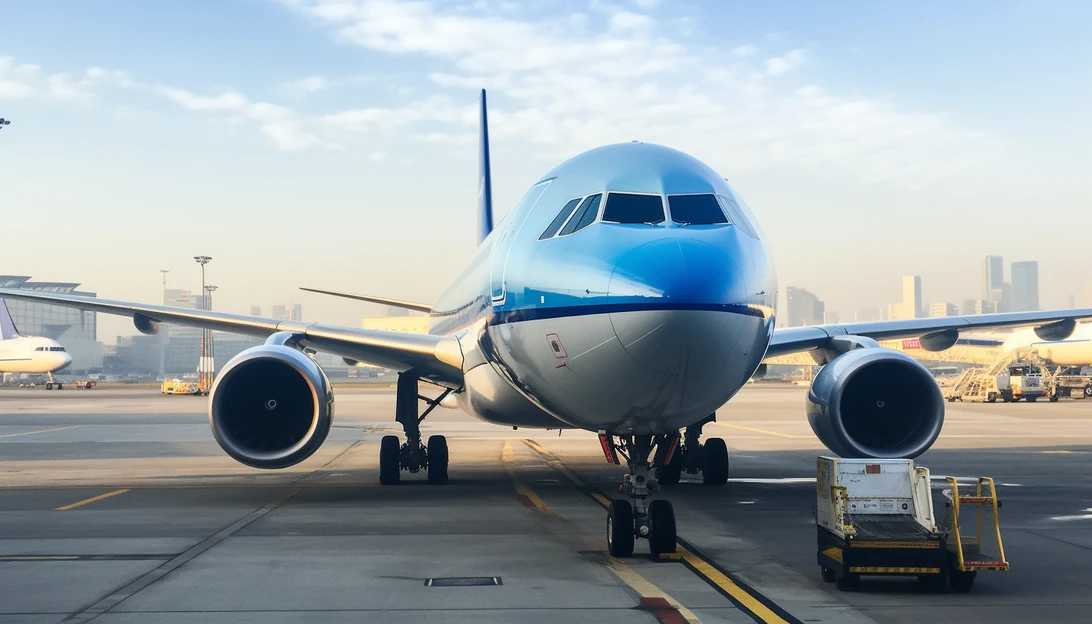 A close-up of a Korean Air aircraft parked on the tarmac at Incheon International Airport.