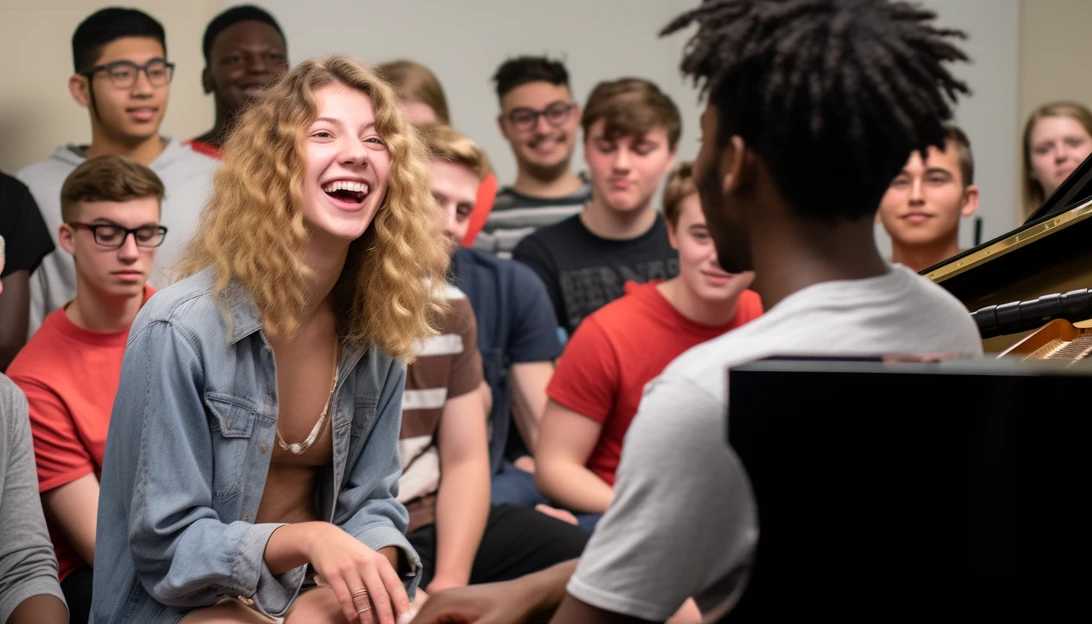 Students engaged in a lively discussion about race, class, and 'White Americanness' in Taylor Swift's music. (Taken with a Sony Alpha a7 III)