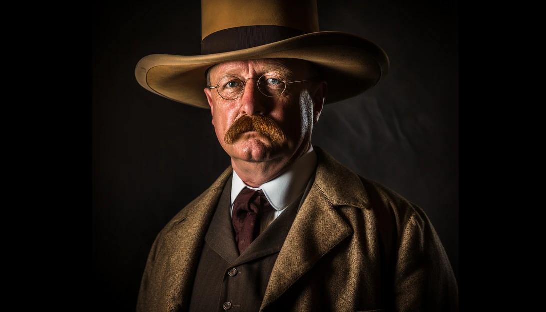 Theodore Roosevelt with his iconic hat, taken with a Nikon D850