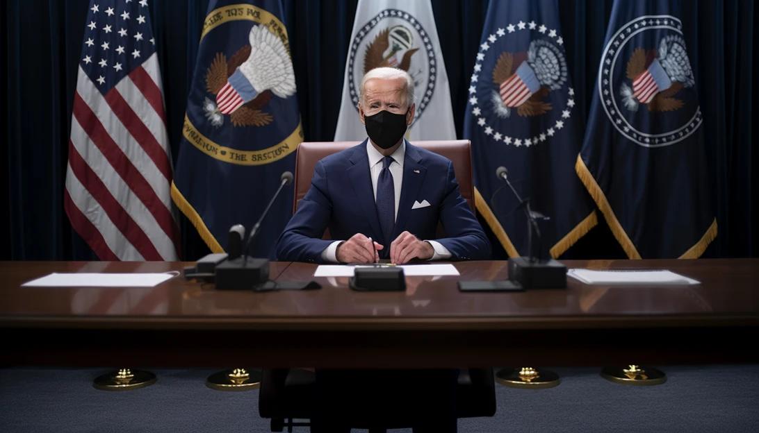 An image of President Joe Biden in a diplomatic meeting, demonstrating the apparent weakness in response to global threats. (Taken with Nikon D850)