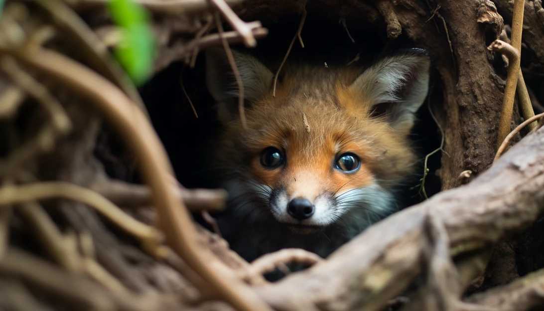 A close-up photo of the stolen backyard cameras hidden in a fox hole. (Taken with Nikon D850)