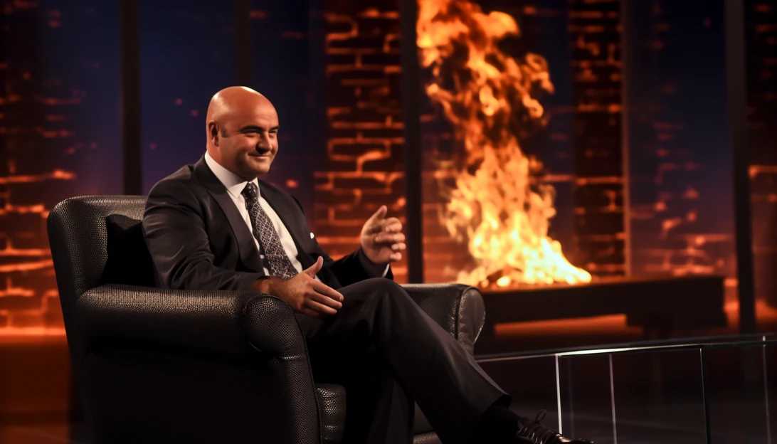 A photo of Kevin O'Leary delivering his blunt-force business and personal finance advice during an episode of "Rent Free".

[taken with Canon EOS R]