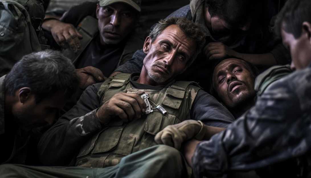 A group of armed Colombian soldiers detained in Haiti as part of the investigation into the assassination plot. This image portrays the individuals responsible for carrying out the deadly act. (Taken with a Canon EOS 5D Mark IV)