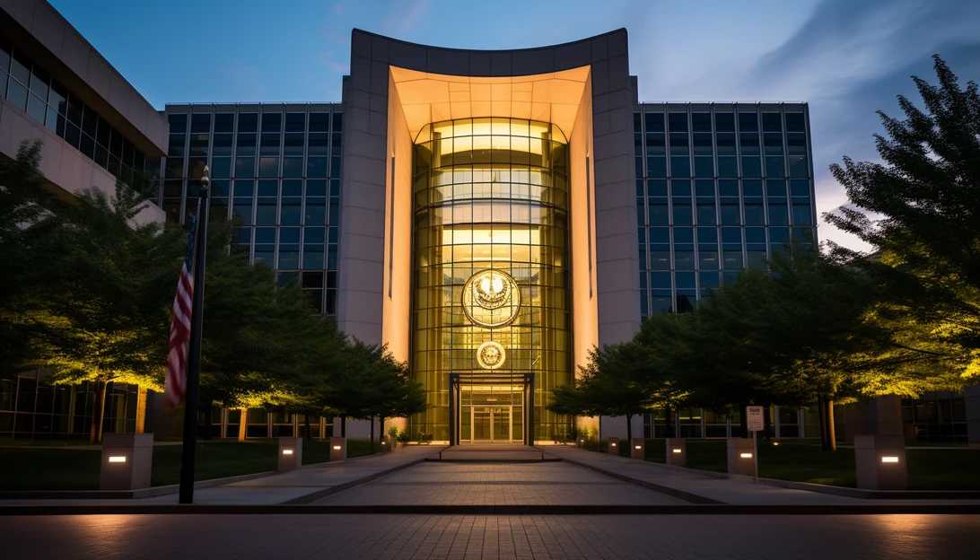 A picture of the FBI headquarters, symbolizing the investigation and intelligence gathering involved in stopping individuals with dangerous obsessions like Calderon's. This photo was taken with a Nikon D850.