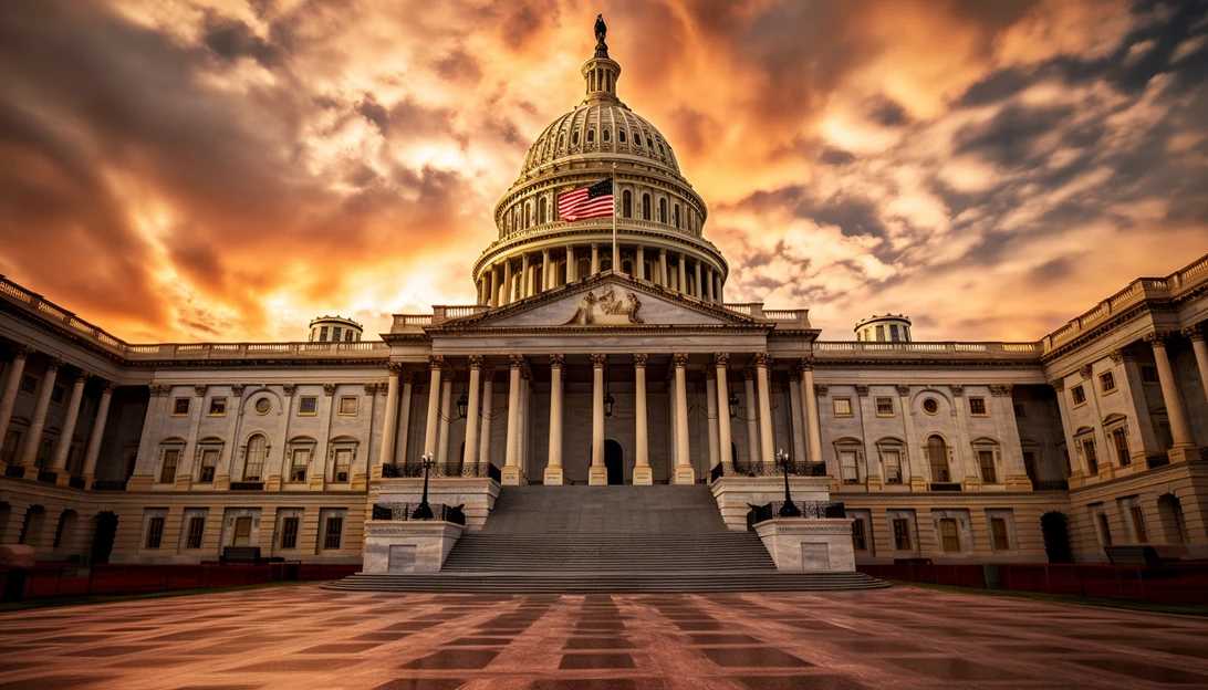 A photo of the U.S. Congress building in Washington, D.C. taken with a Canon EOS 5D Mark IV