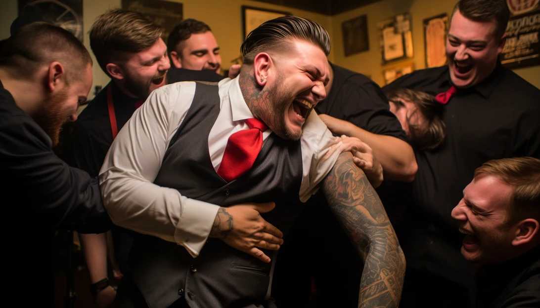 JellyRoll embracing his fans after a mesmerizing performance, showing his gratitude for their support. (Taken with a Sony A7 III)