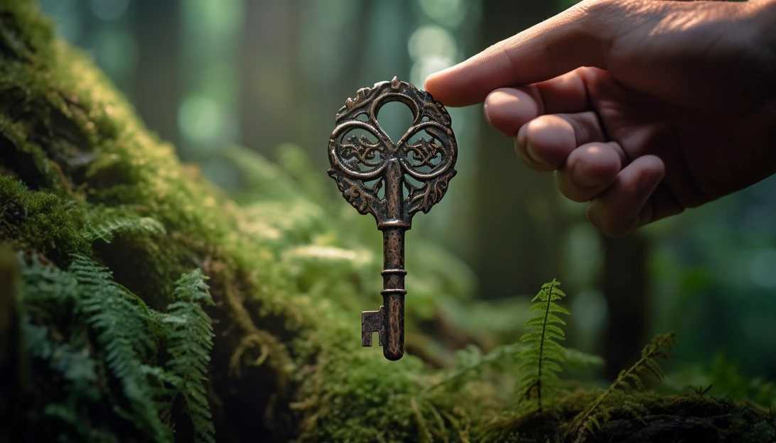 Now that you have hidden your photos, access them from the hidden album in the Photos app. Take a photo of a mysterious key or keyhole as a symbol of unlocking your hidden photos. (Taken with Sony Alpha A7 III)