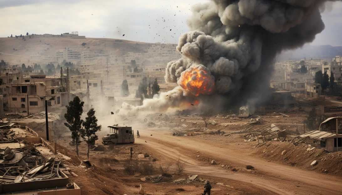 A U.S. military base under attack in Syria (taken with Canon EOS 5D Mark IV)