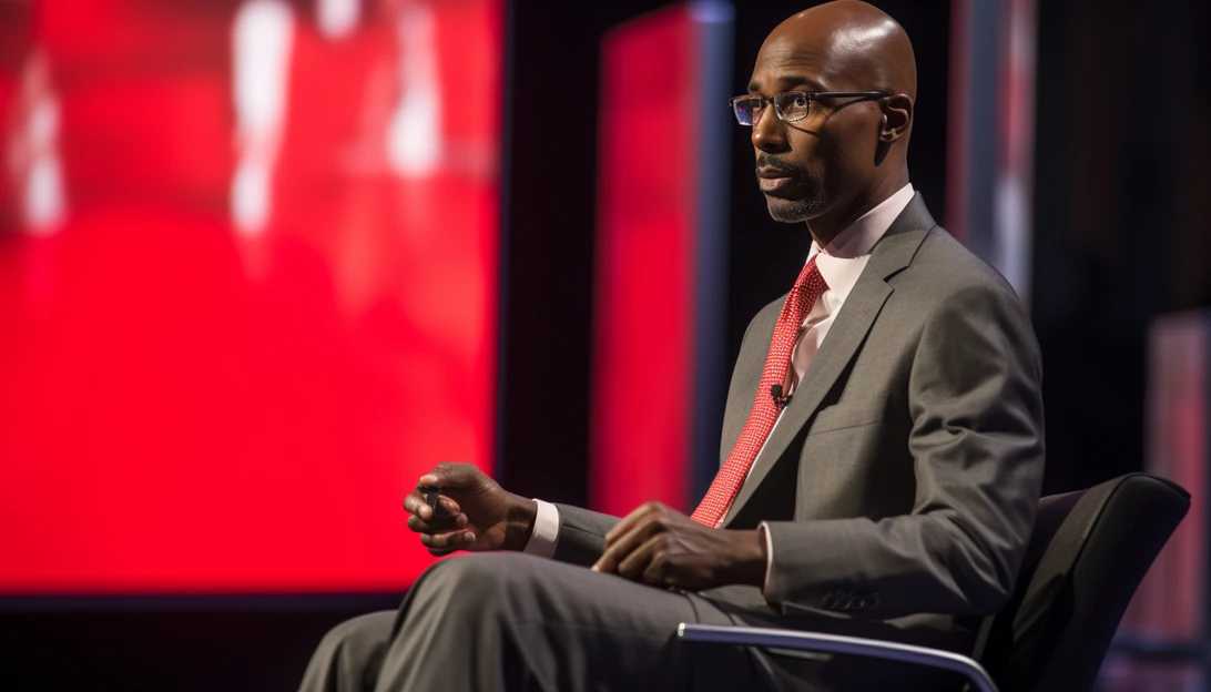 CNN political contributor Van Jones participating in a panel discussion about activism and social justice (taken with Nikon D850)