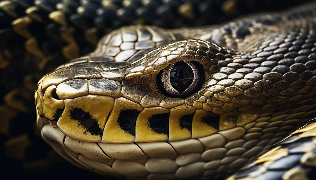 A close-up shot of the python's distinctive pattern and scales. (Taken with a Sony Alpha 7 III)