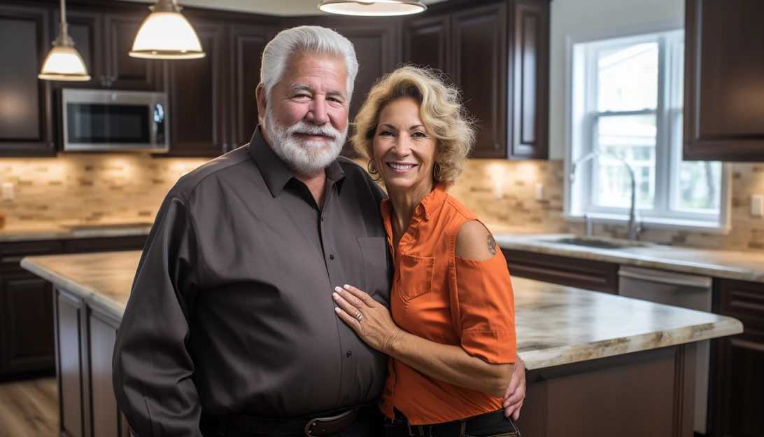 Bob Vila and his wife Diana Barrett, the owners of the Florida house, captured in a tastefully candid portrait with a Sony A7R IV.