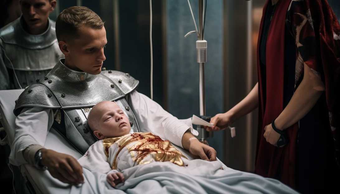 Terminally ill infant receiving treatment at Vatican hospital taken with Sony Alpha a7 III