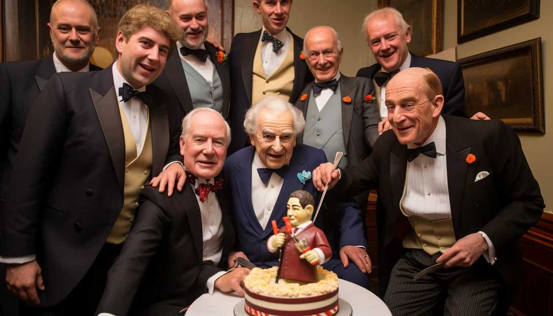 A photo of King Charles during a previous birthday celebration, surrounded by senior members of the British monarchy. (Taken with Canon EOS 5D Mark IV)