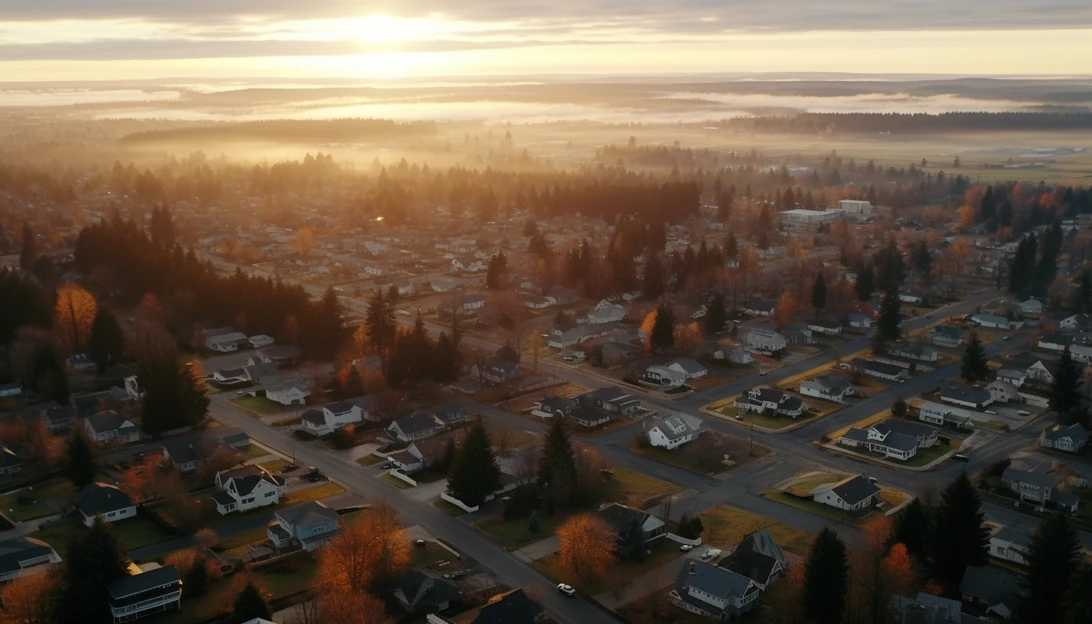 An aerial view of South Hill, Washington, where the unfortunate shooting incident took place. [Photo taken with a DJI Mavic Pro]