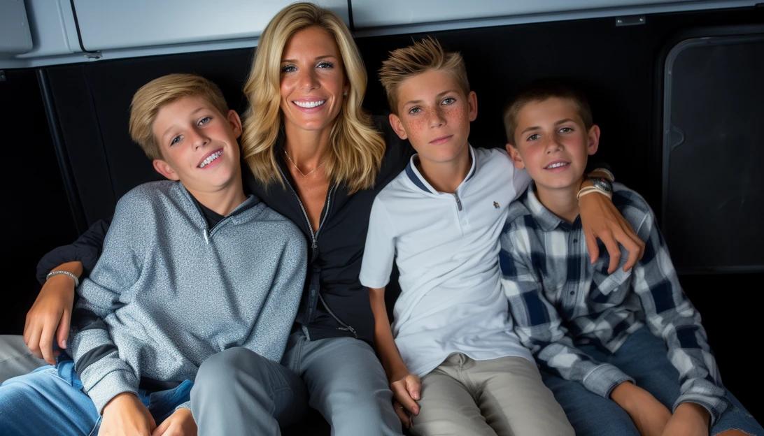 Laura Ingraham spending quality time with her three teenage children, captured with a Nikon D850.