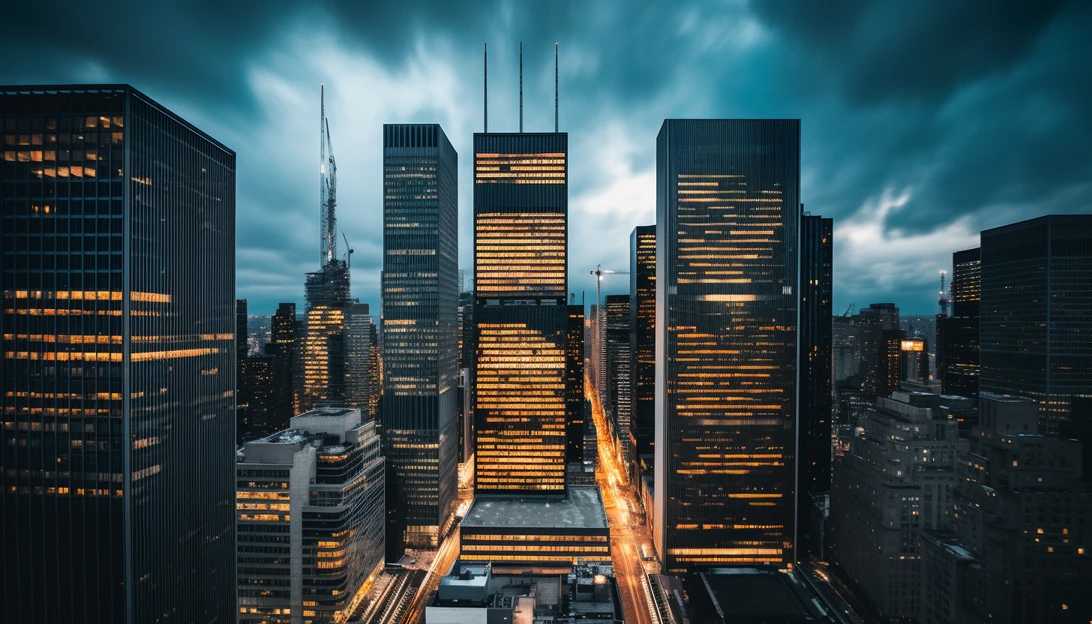 An image depicting the United Nations building in New York City, taken with a Nikon D850.