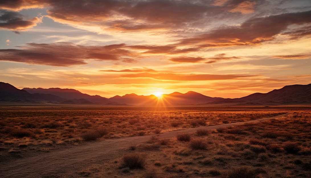 A photo of the Mojave Desert captured with a Nikon D850.
