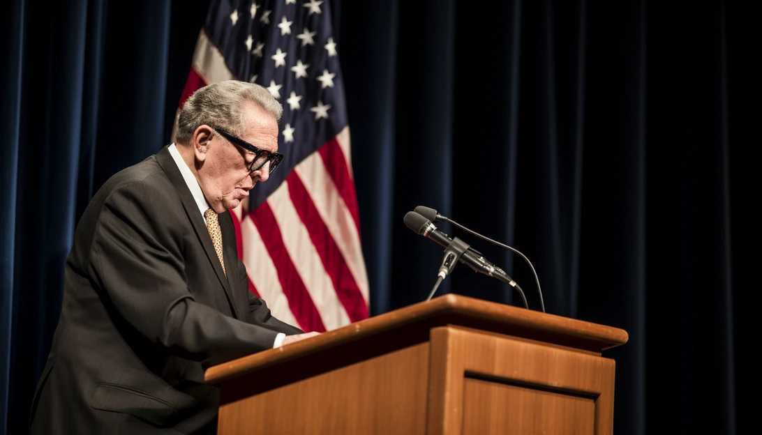 Former Secretary of State Henry Kissinger delivering a speech on global affairs in the Nixon administration. Photo taken with Nikon D850.