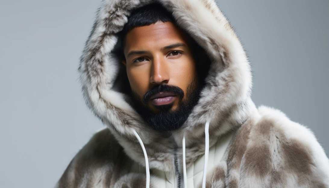 A celebrity, such as Michael B. Jordan, sporting a well-groomed beard to raise awareness for men's health during No-Shave November. (Taken with Sony A7 III)