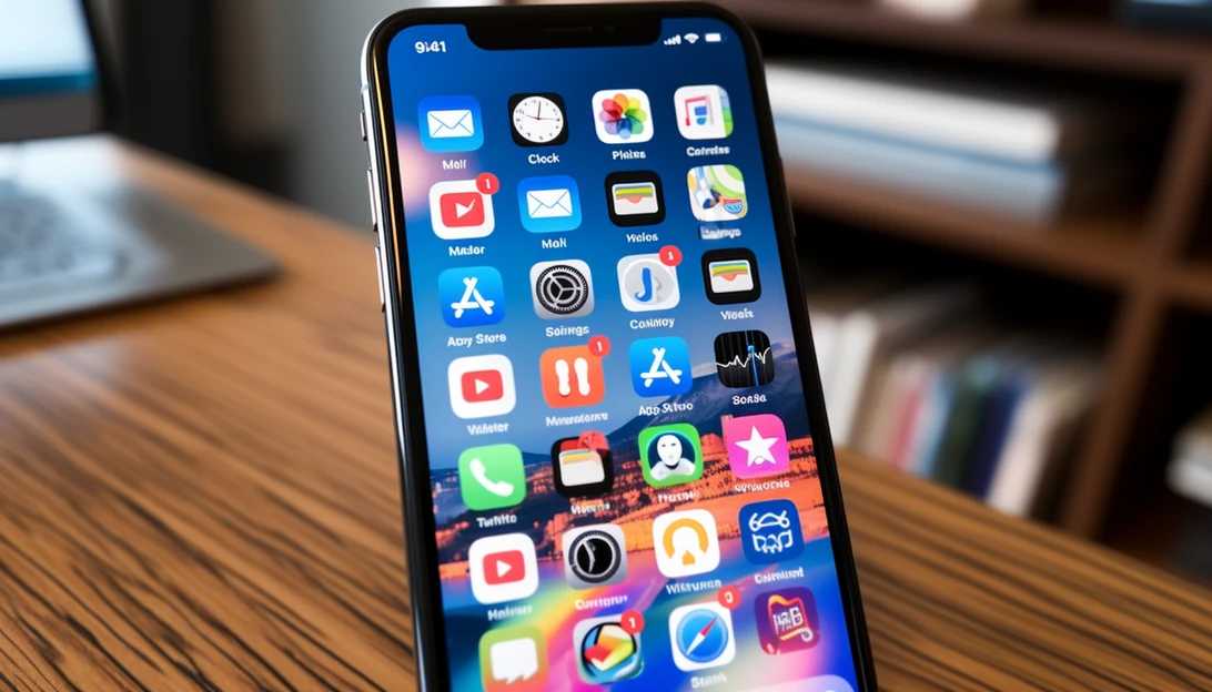 A close-up shot of an iPhone screen with a suspicious app icon, highlighting the potential risks of downloading apps from unknown sources. (Taken with Canon EOS 5D Mark IV)
