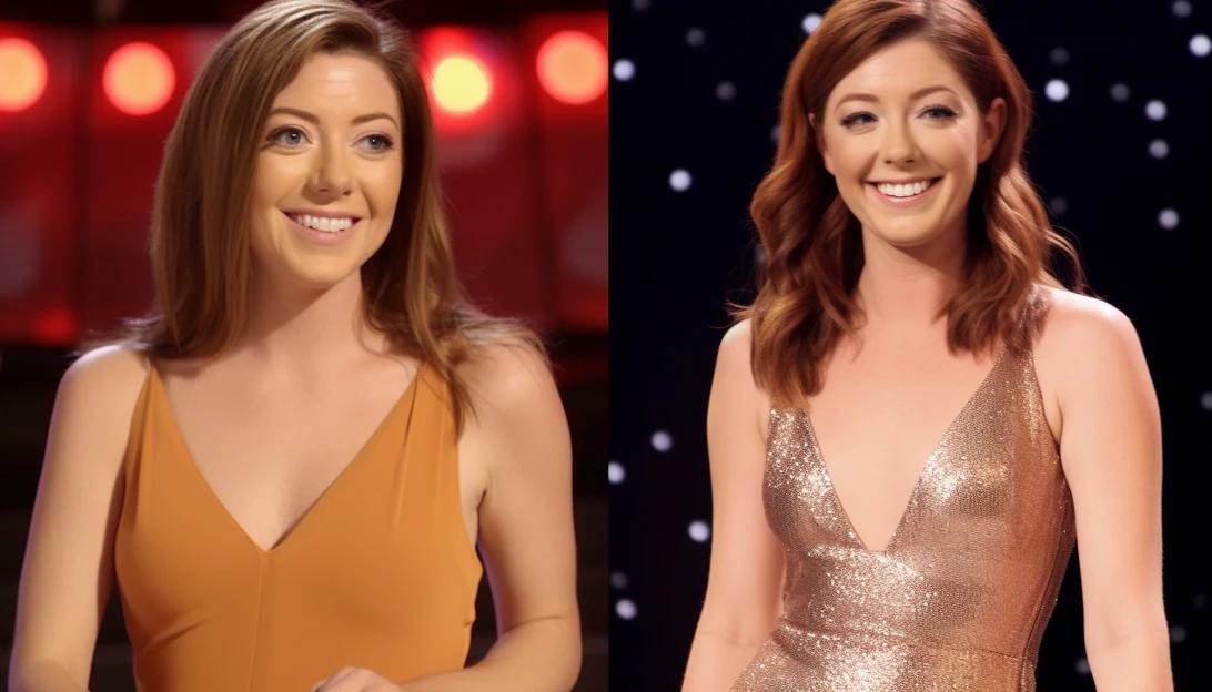 Alyson Hannigan mid-journey on 'Dancing with the Stars', showcasing her dedication and determination.