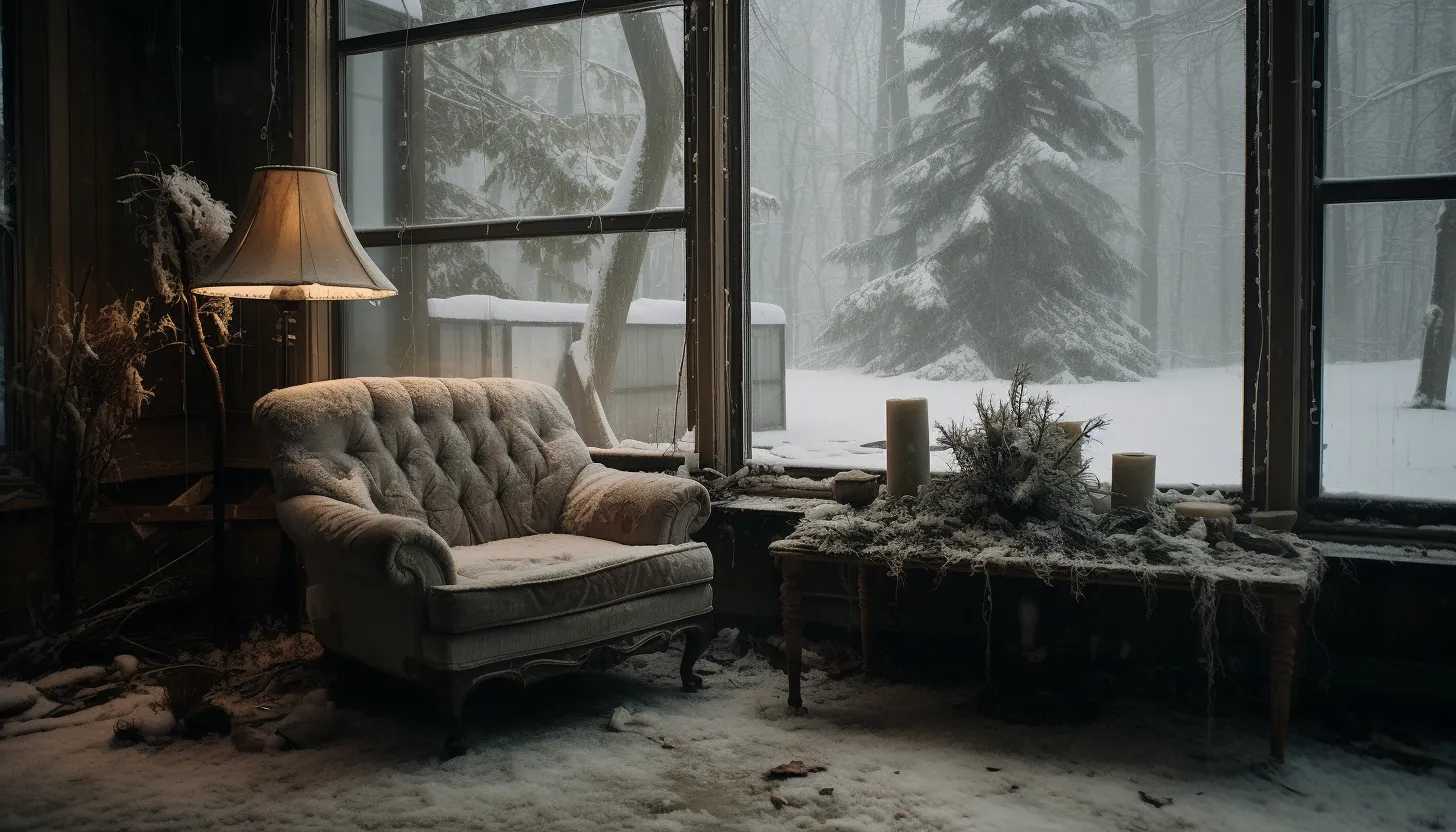 An abandoned residential property, capturing the sense of solitude that mirrors Snowling's life in Ohio, taken with a Sony Alpha a7 III.