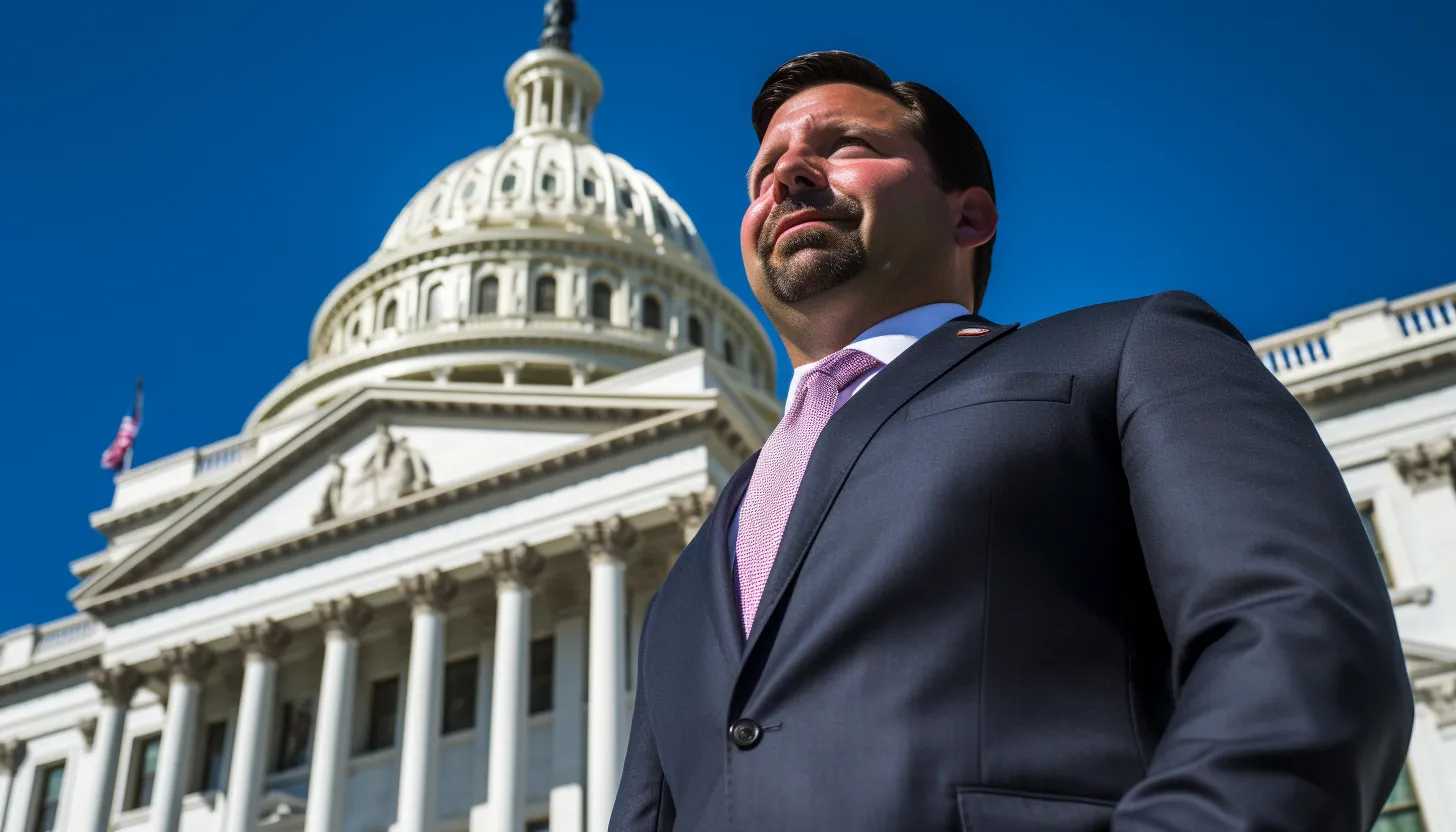 A portrait image of Florida Governor Ron DeSantis taken with a Canon EOS 5D Mark IV, symbolizing his rise in the polls and becoming the central character mid-article.