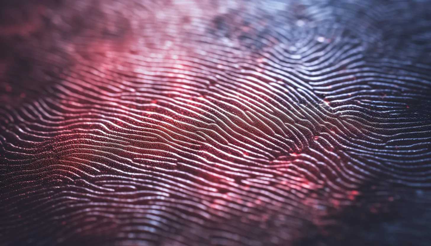 An abstract image of fingerprints on a translucent surface, underlining the forensic evidence key to this case. Alludes to the innocence of the convicted men as fingerprint analysis eventually absolves them. (Taken with Sony A7R IV)