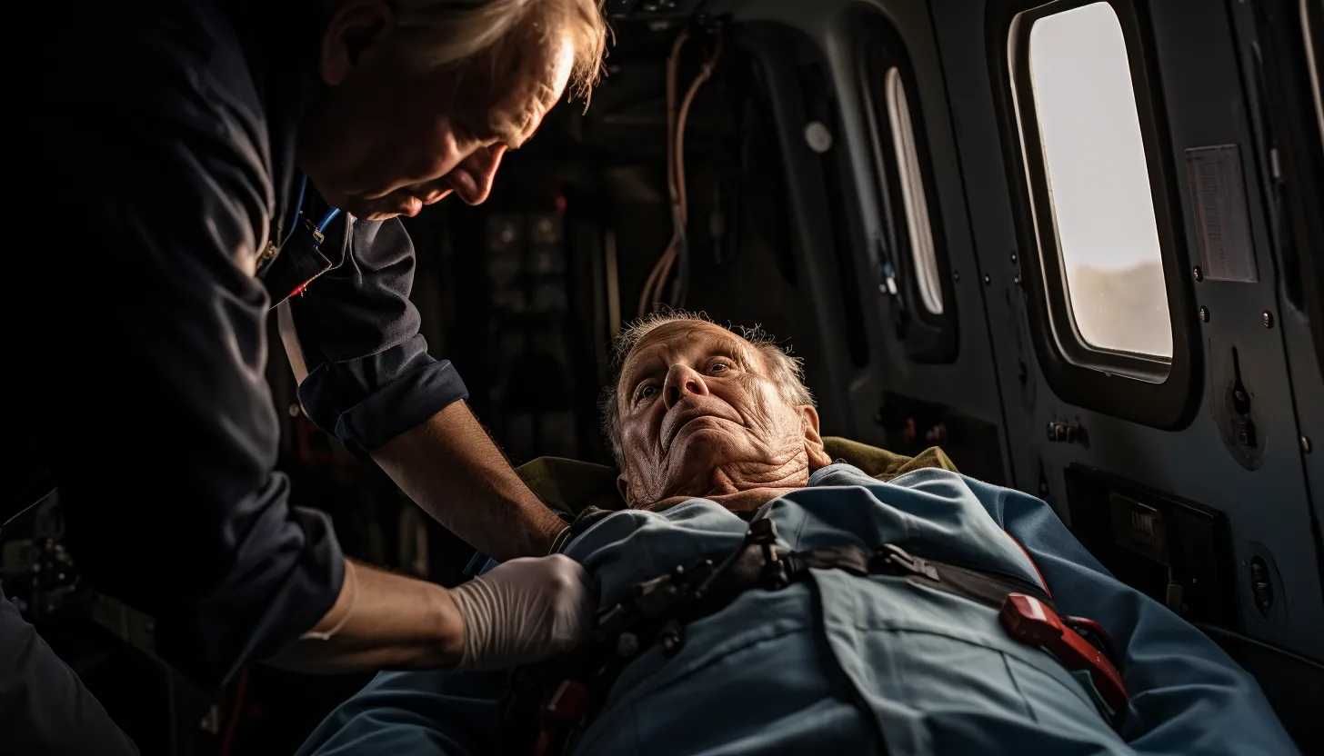 Veteran pilot undergoing a health screening taken with a Sony A7 III
