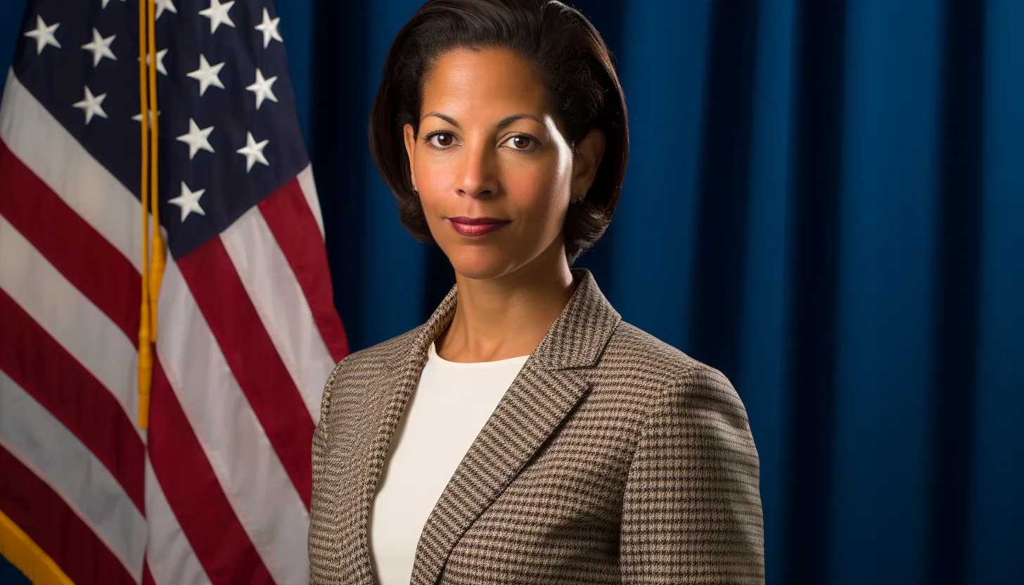A photo of Susan Rice during her time as a White House adviser, taken with a Canon EOS 5D Mark IV
