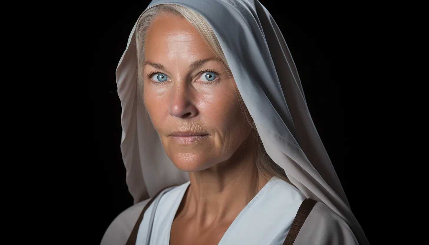 An image of Jacqueline Fritschi-Cornaz, the Swiss actress set to play Mother Teresa in the upcoming film 'Mother Teresa & Me', taken with a Nikon D850.