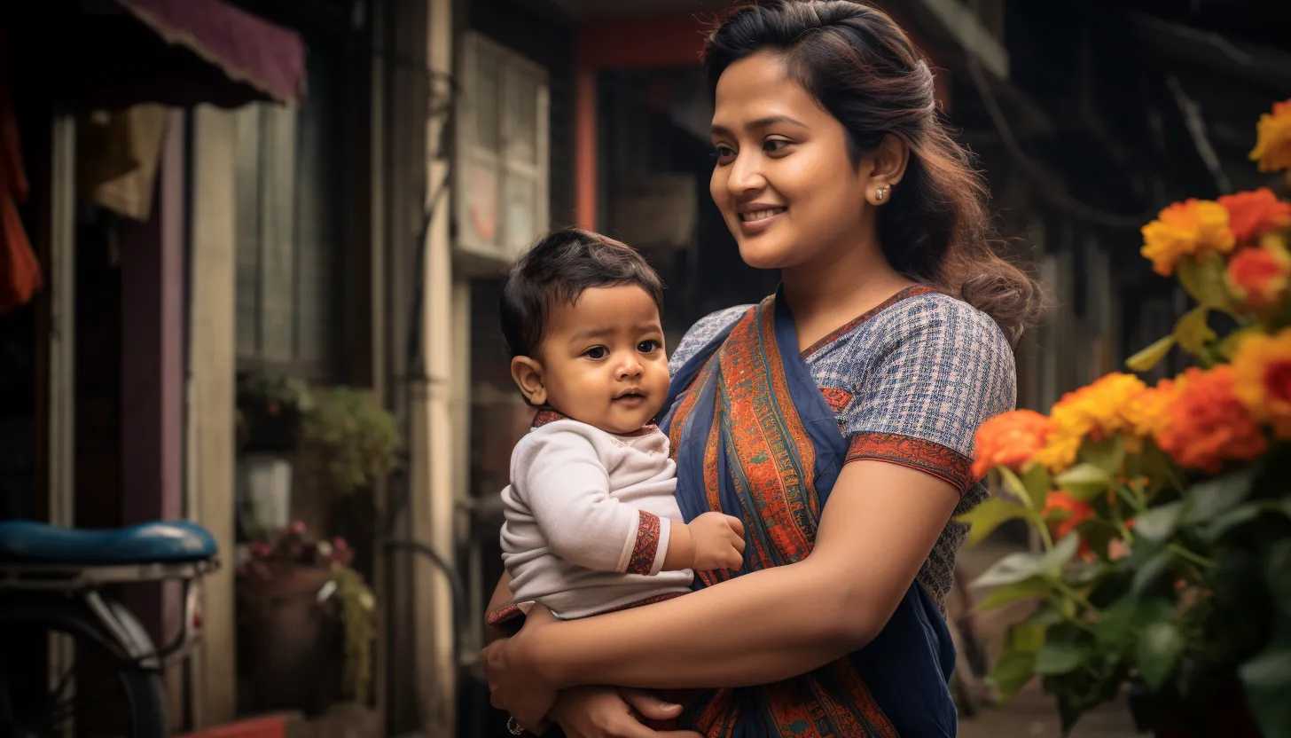 A picture of Deepali, the childhood nanny of Kavita in the film 'Mother Teresa & Me', showing the bond between the characters, taken with a Sony Alpha a7 III.