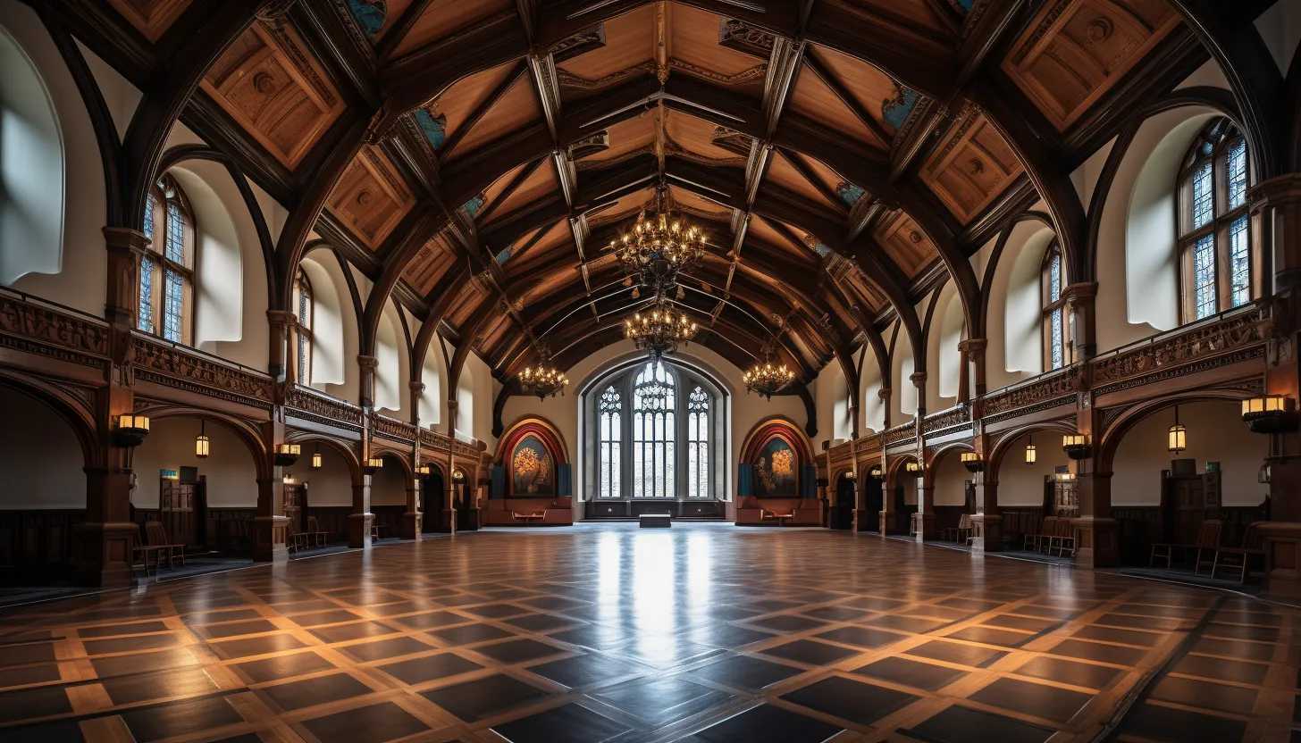 Princeton University's iconic Buyers Hall, taken with a Nikon D850.