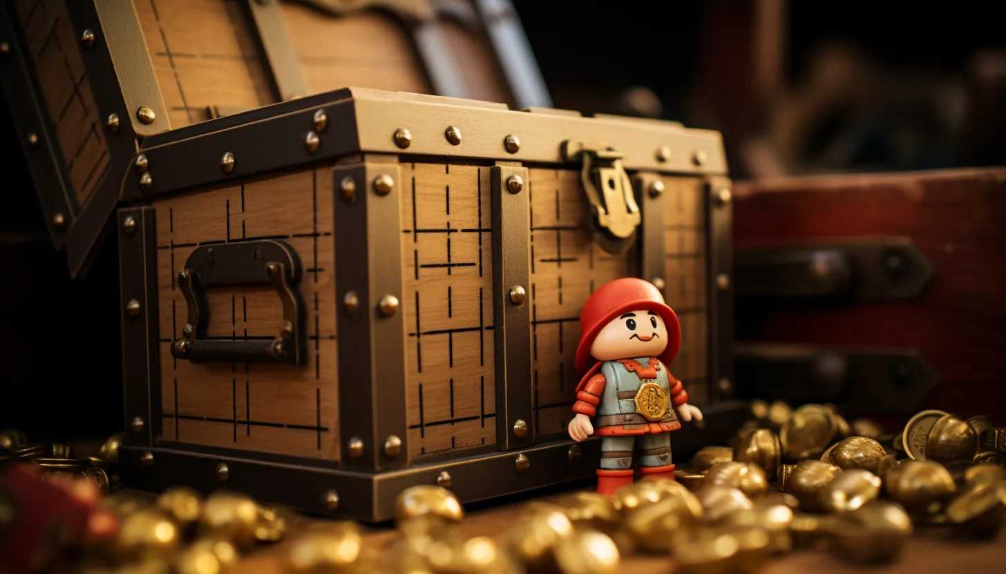Close-up of a wooden toy chest, similar to the one where the tragedy occurred (taken with Canon EOS 5D Mark IV).