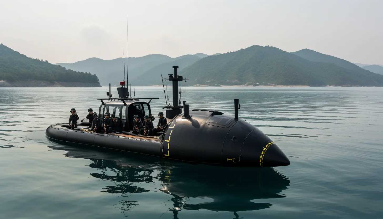 Kim Jong Un inspecting the submarine built under his 'special attention', photographed with a Nikon Z6.