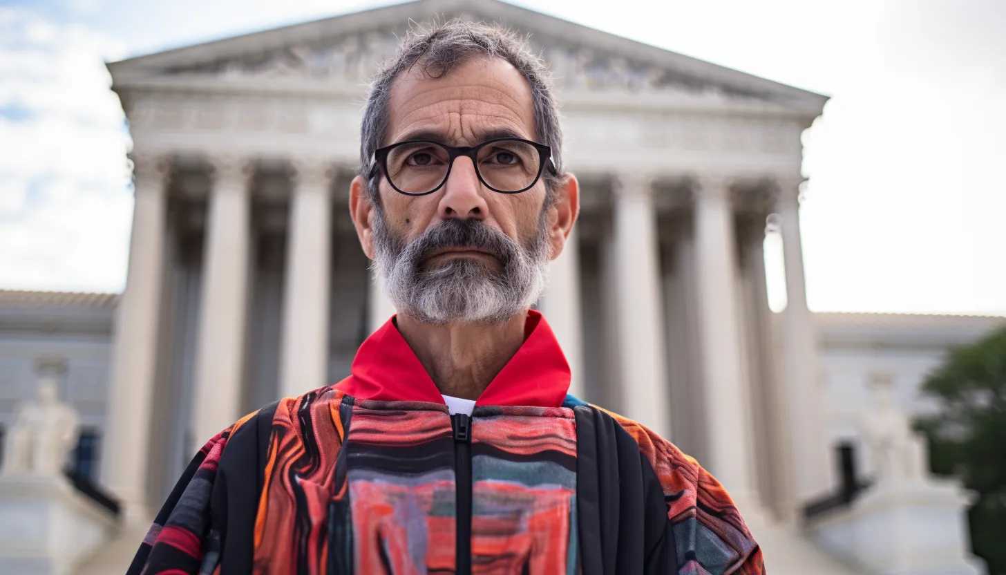 A picture of Edward Blum, the activist behind the Supreme Court case, taken with a Sony Alpha A7 III