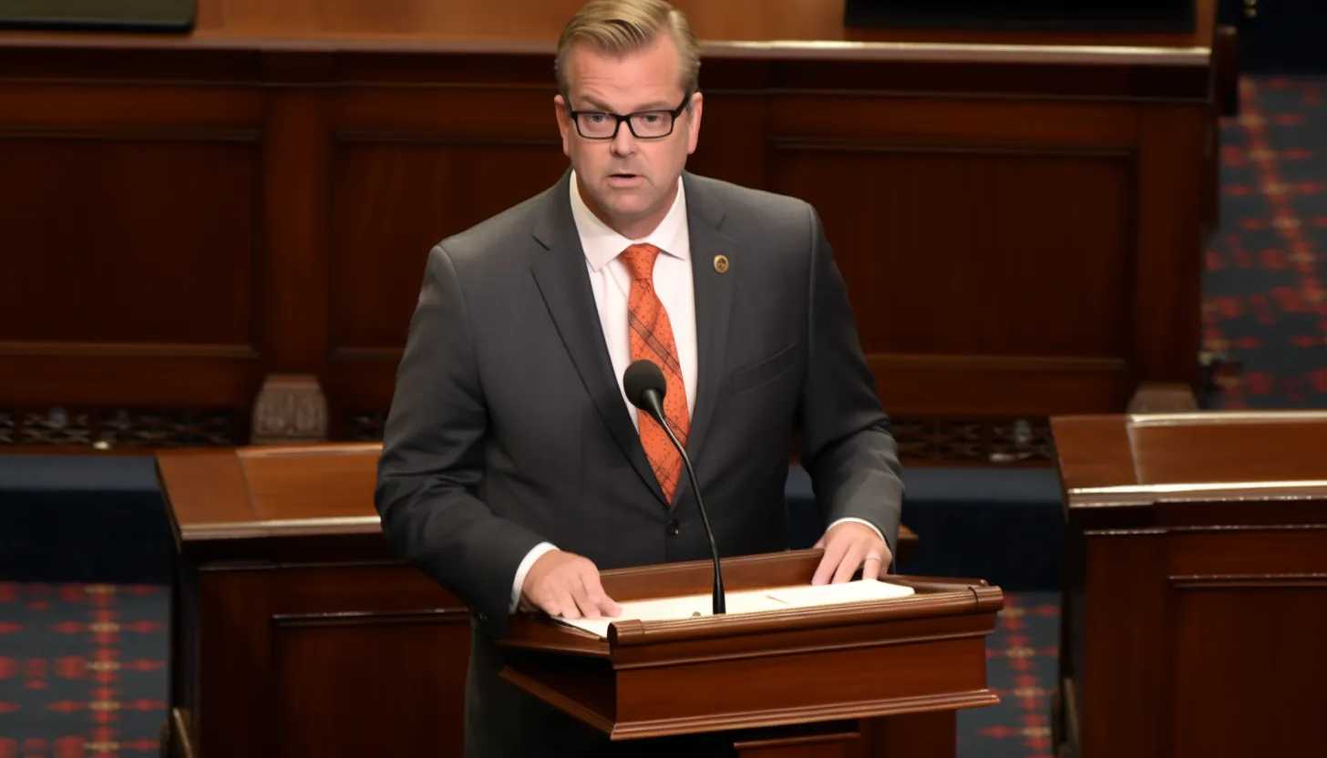 Rep. Chris Smith introducing the 'SECURE Act of 2023' legislation.