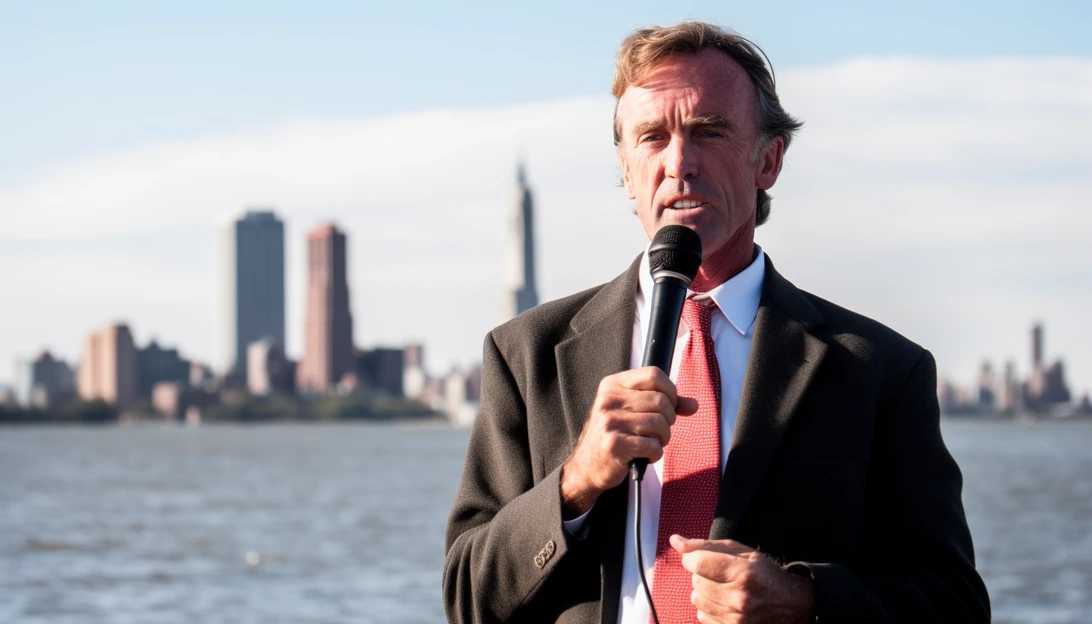 Robert F. Kennedy Jr. speaking passionately about his environmental work on the Hudson River, taken with Nikon Z7 II