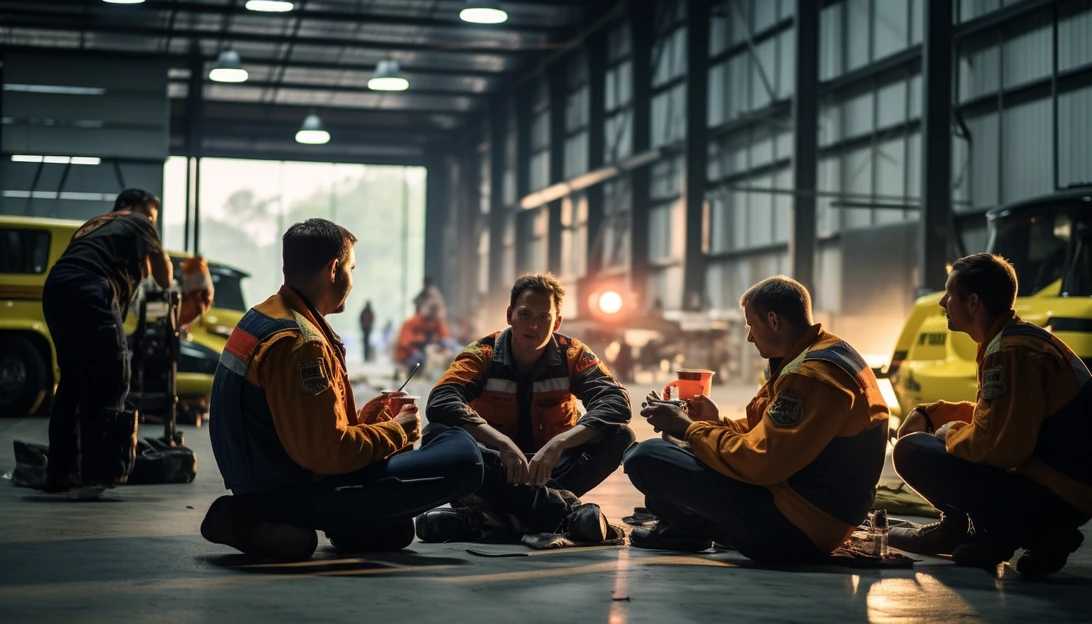 Pilots and flight engineers preparing for a relief mission at the Greensboro Airlift Response Center. Taken with a Sony Alpha a7R IV.