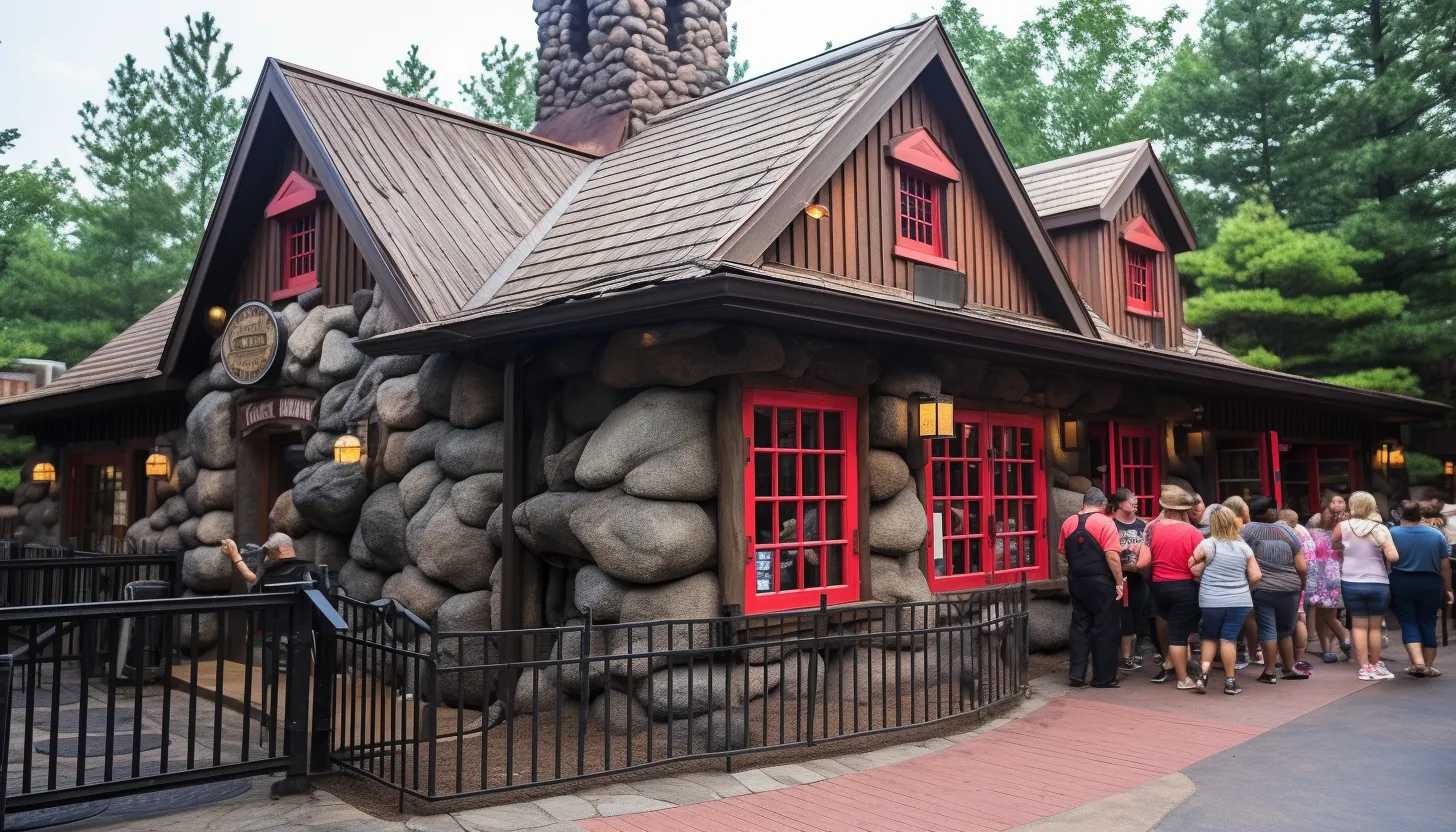 An image of the exterior of Woody's Smokehouse with patrons entering, taken with Canon EOS 5D Mark IV.