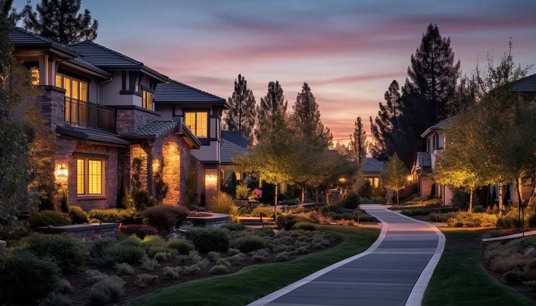 Rocklin, California. A beautiful suburban neighborhood showcasing new homes that are currently in demand. (Taken with Canon EOS 5D Mark IV)