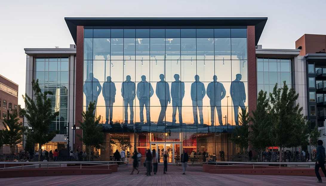 An image of Levi Strauss & Co headquarters in California, reflecting the company's workforce of 18,000 employees, captured with a Nikon D850.