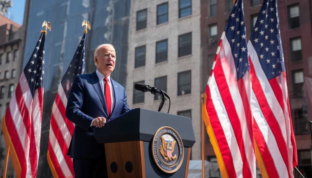 President Joe Biden delivering remarks to service members, first responders, and their families on the anniversary of the September 11th terrorist attacks (taken with Canon EOS R5)