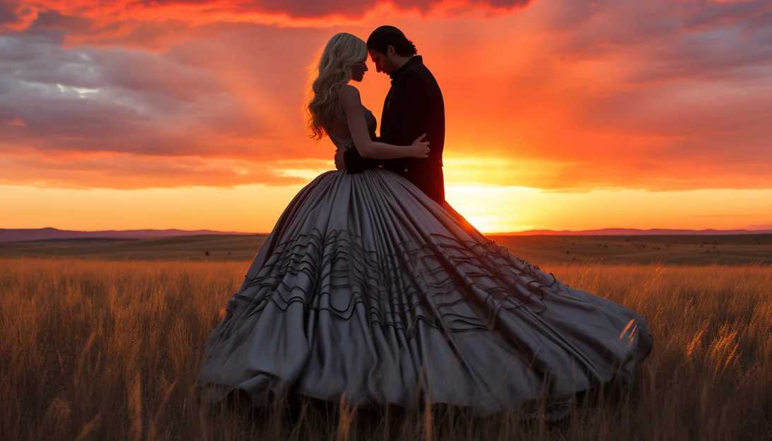 A beautiful sunset over the Oklahoma landscape, where Gwen Stefani and Blake Shelton discovered their love, captured with a Nikon D850.