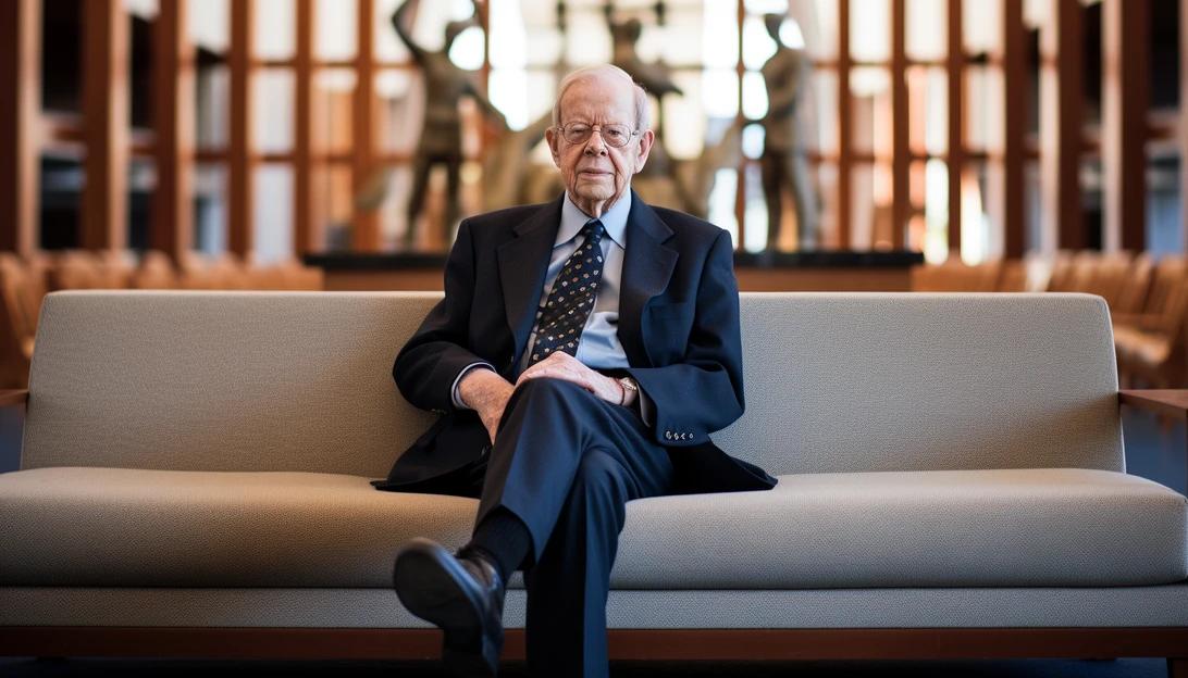 Former U.S. President Jimmy Carter at the U.S. Naval Academy, taken with a Canon EOS 5D Mark IV