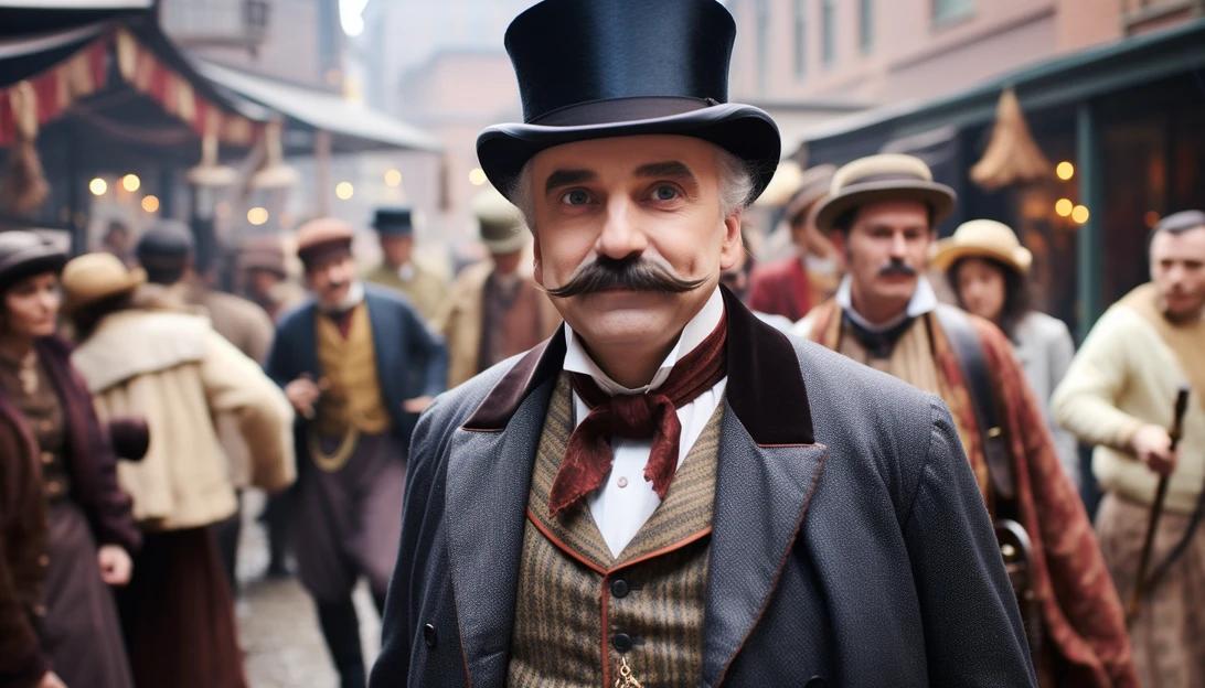 Legendary director Martin Scorsese on the set of 'Gangs of New York', captured with a Canon EOS 5D Mark IV